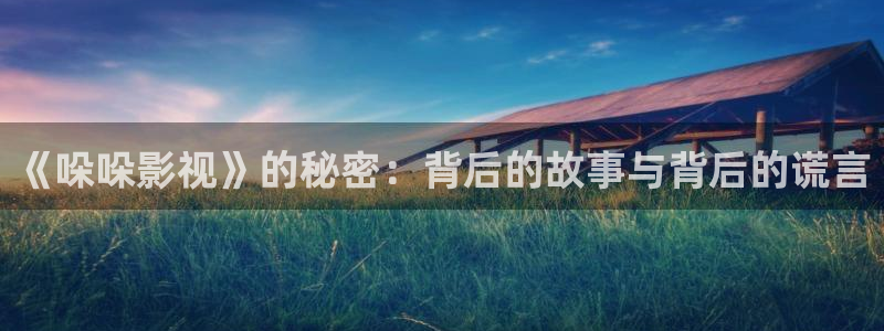奇奇影院免费观看：《哚哚影视》的秘密：背后的故事与背后的谎言