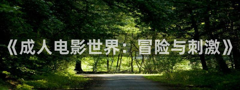 奇奇影院免费在线看：《成人电影世界：冒险与刺激》